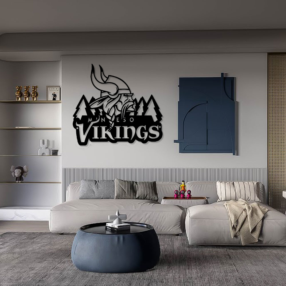 Minnesota Vikings Metal Sign