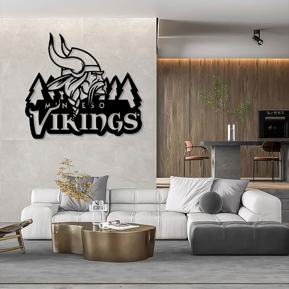 Minnesota Vikings Metal Sign