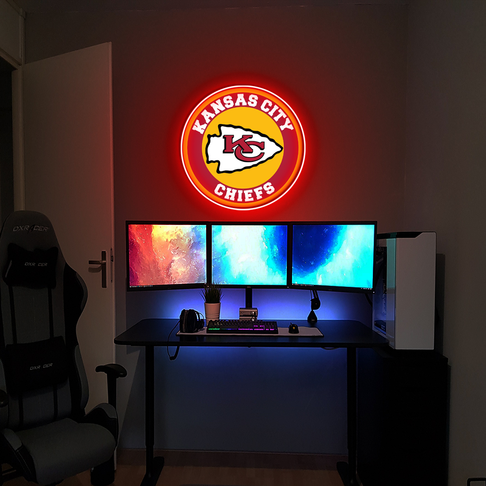 Kansas City Chiefs UV Sign