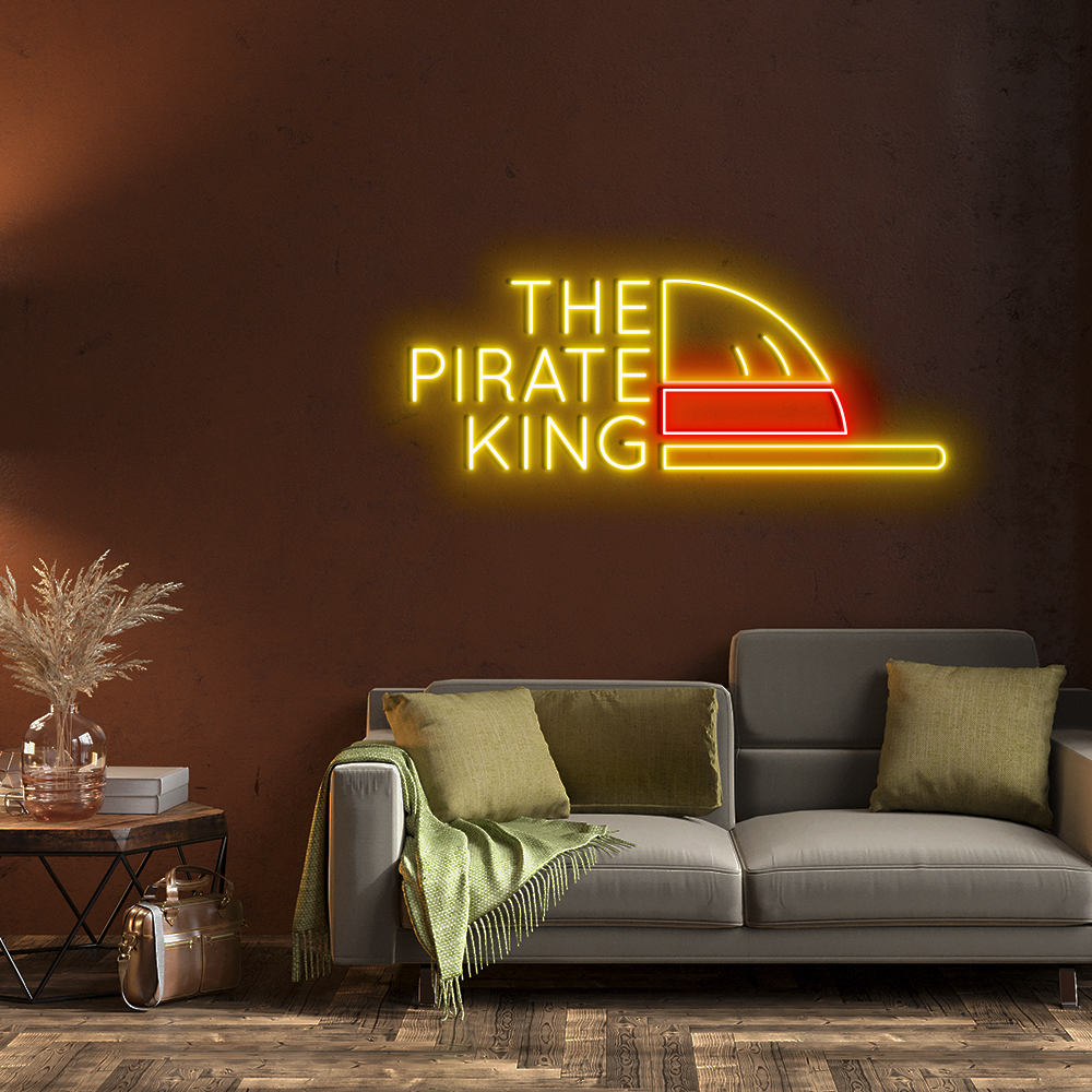 One Piece Neon Led Sign The Pirate King Neon Led Sign