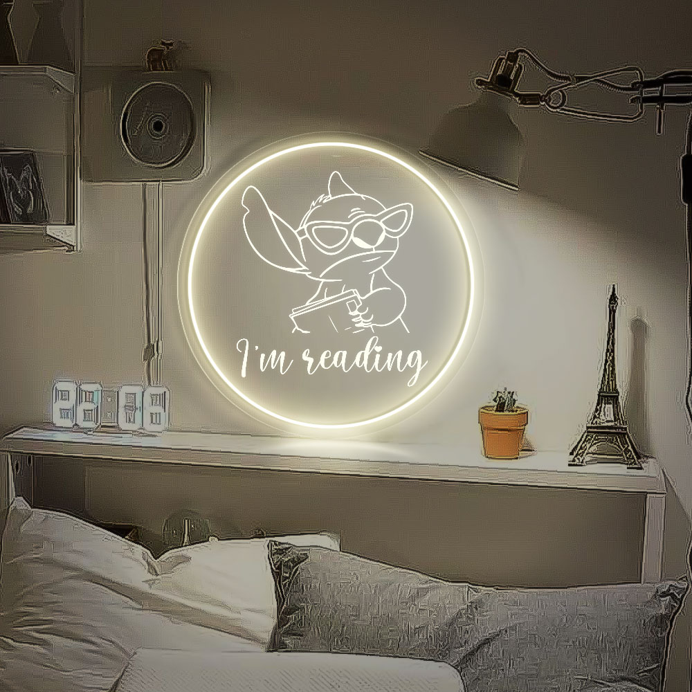 Stitch Laser Neon Sign