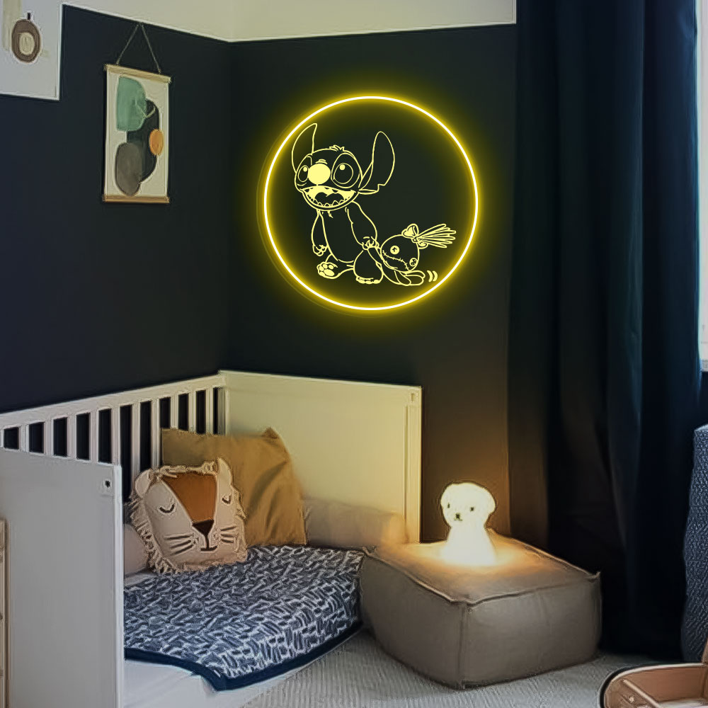 Stitch Laser Sign