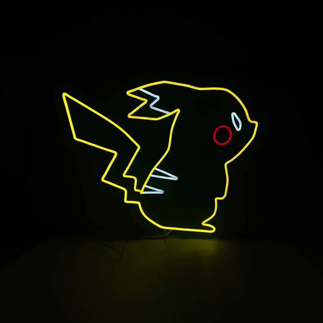 Pikachu neon sign