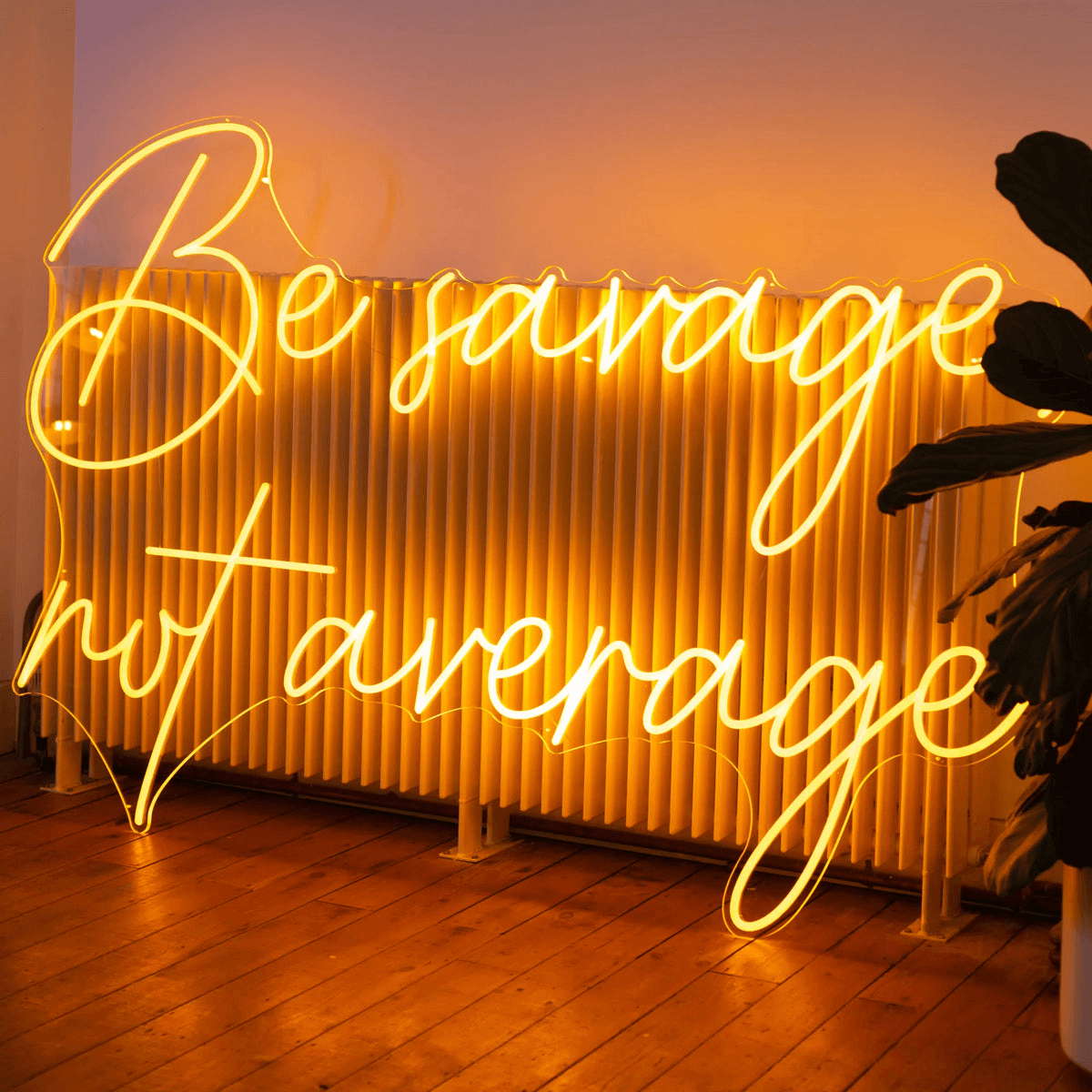 Can neon signs be battery operated?