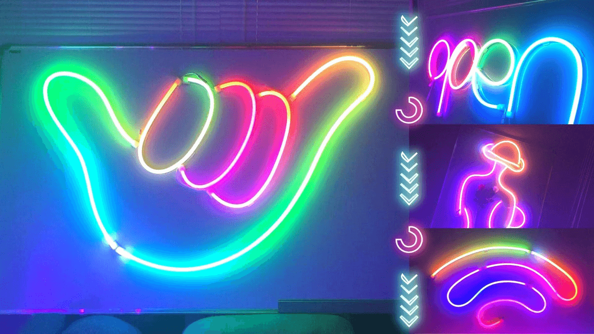 Unique ideas when making neon signs