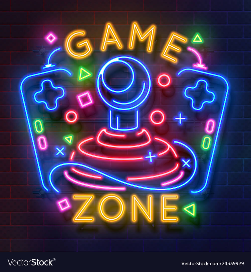 game neon sign