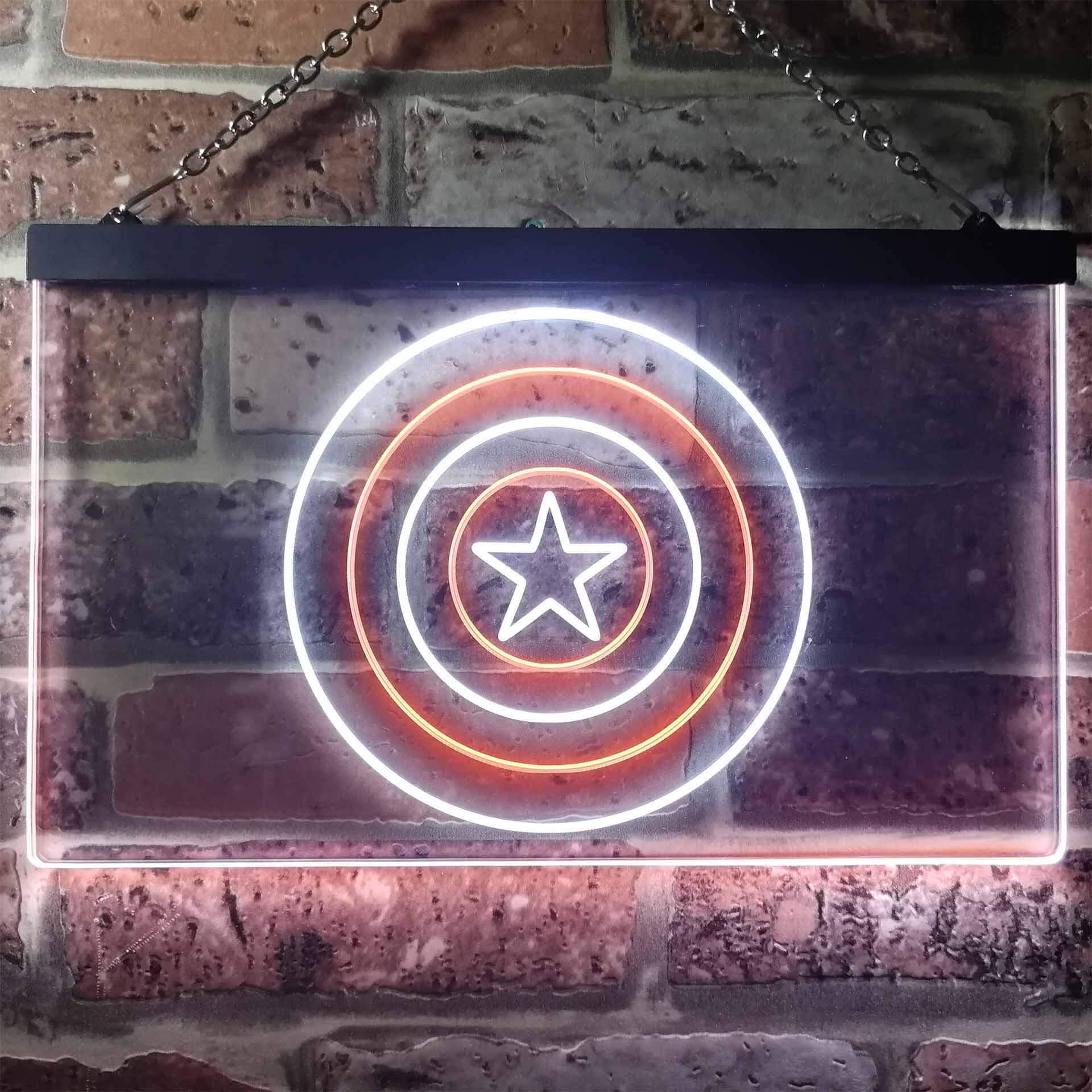 Captain America neon sign