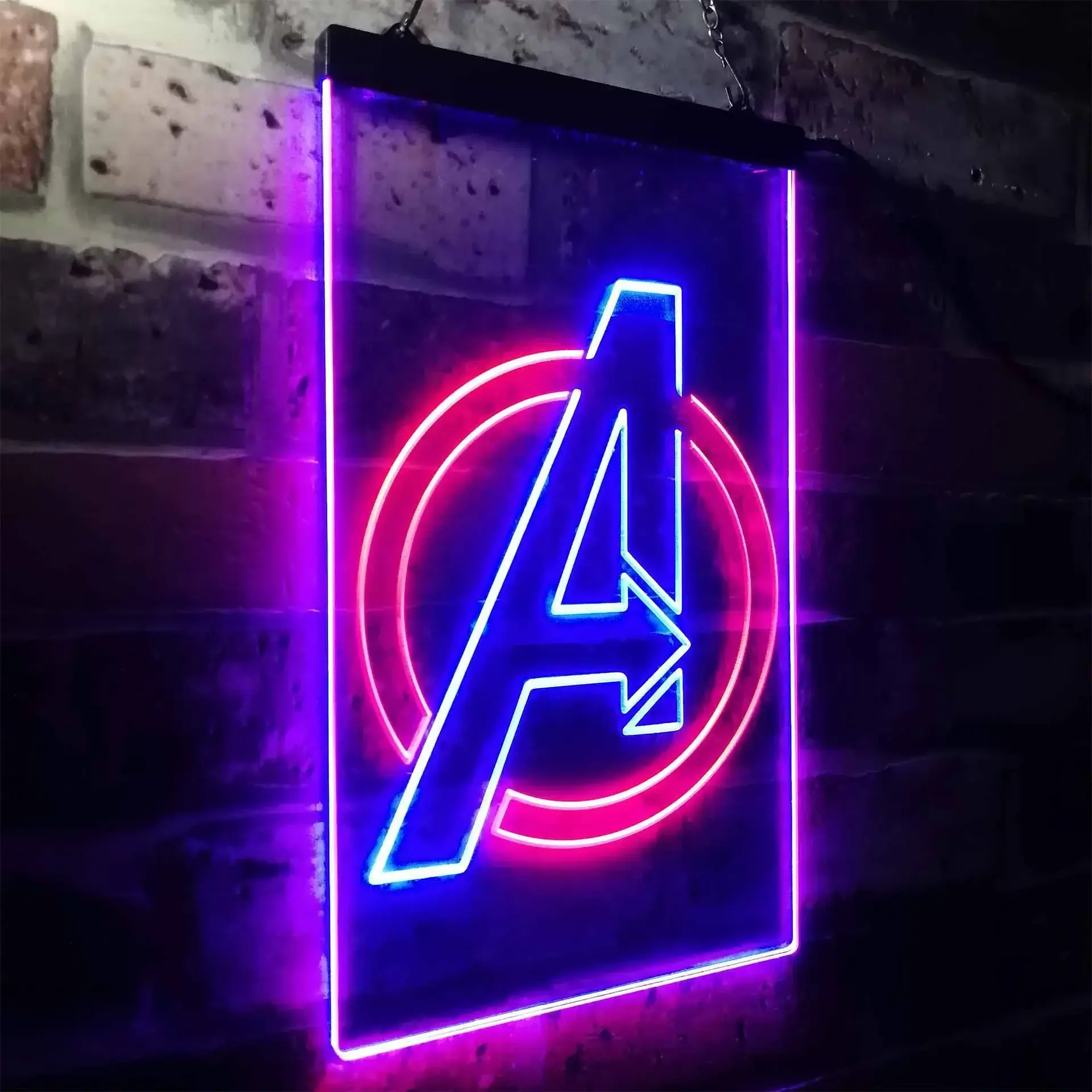 Marvel neon sign