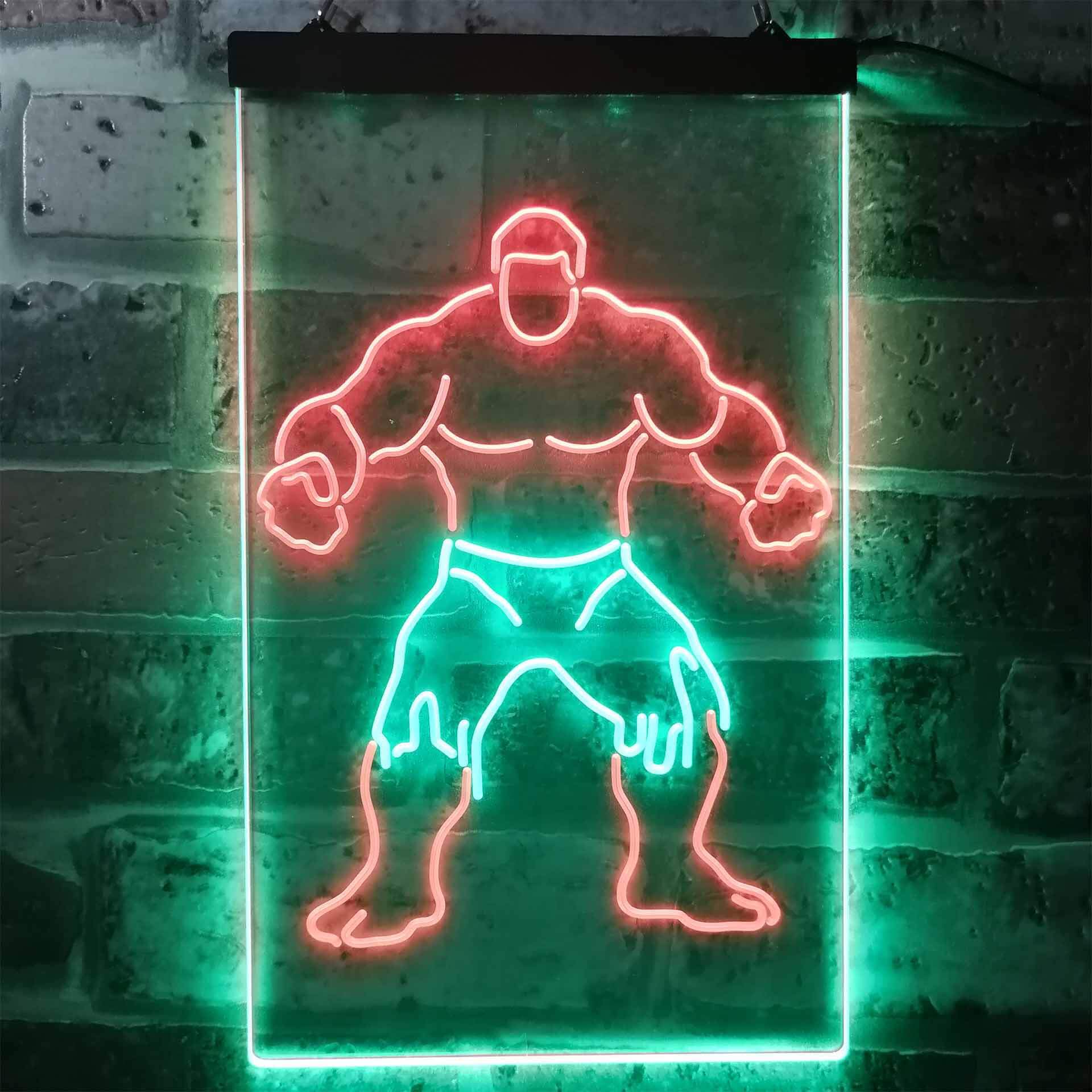 Hulk neon sign