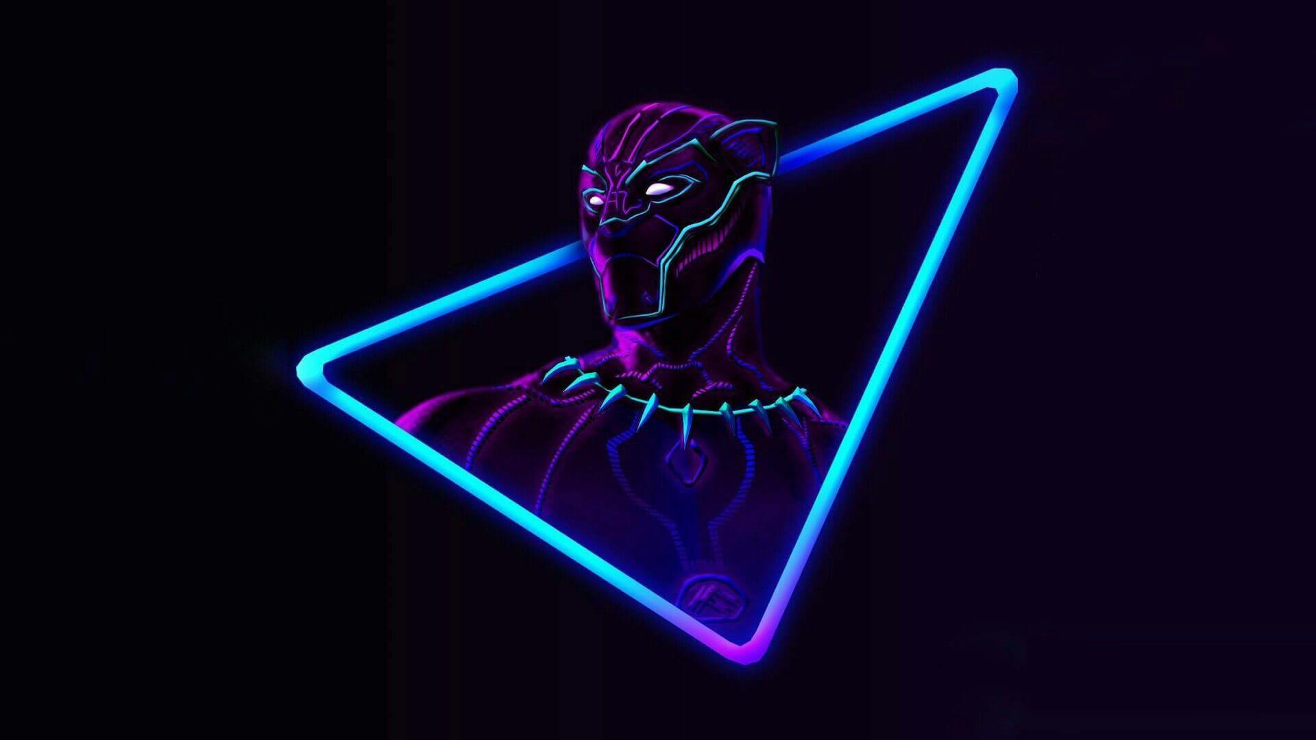 Black Panther neon sign