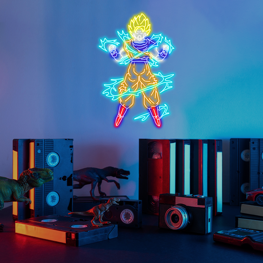 Dragon Ball Neon Sign Goku Super Saiyan Neon Led Sign