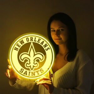 New Orleans Saints Laser Sign