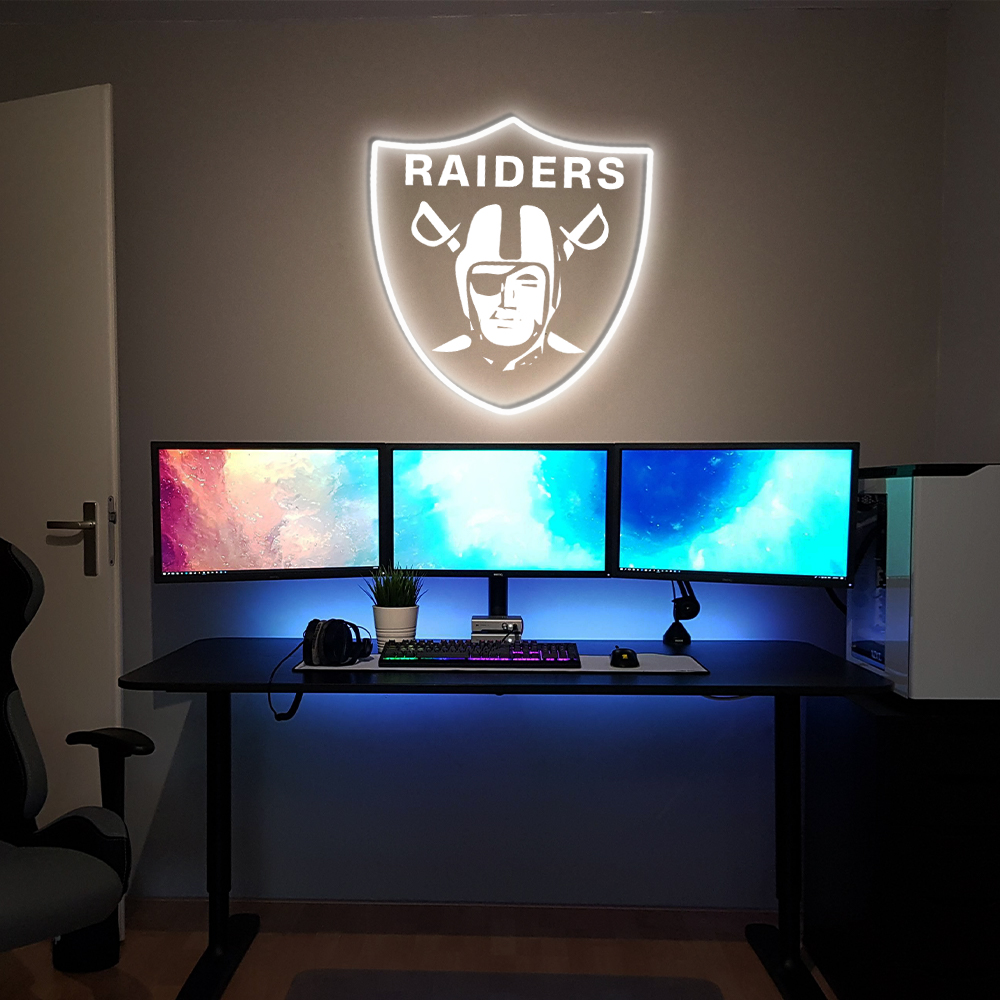 Las Vegas Raiders Laser Sign