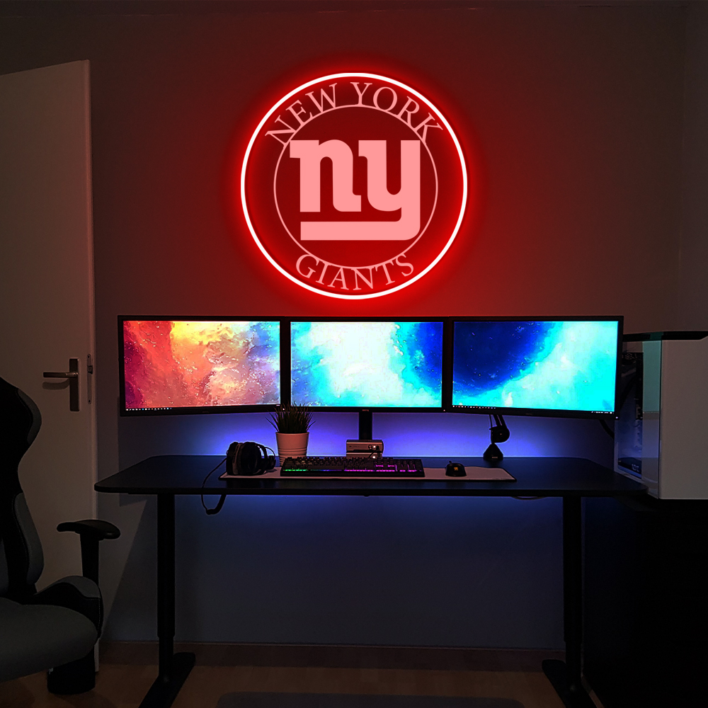 New York Giants Laser Sign