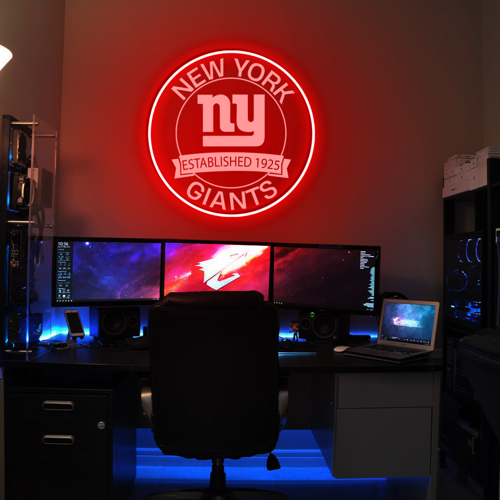 New York Giants Laser Sign