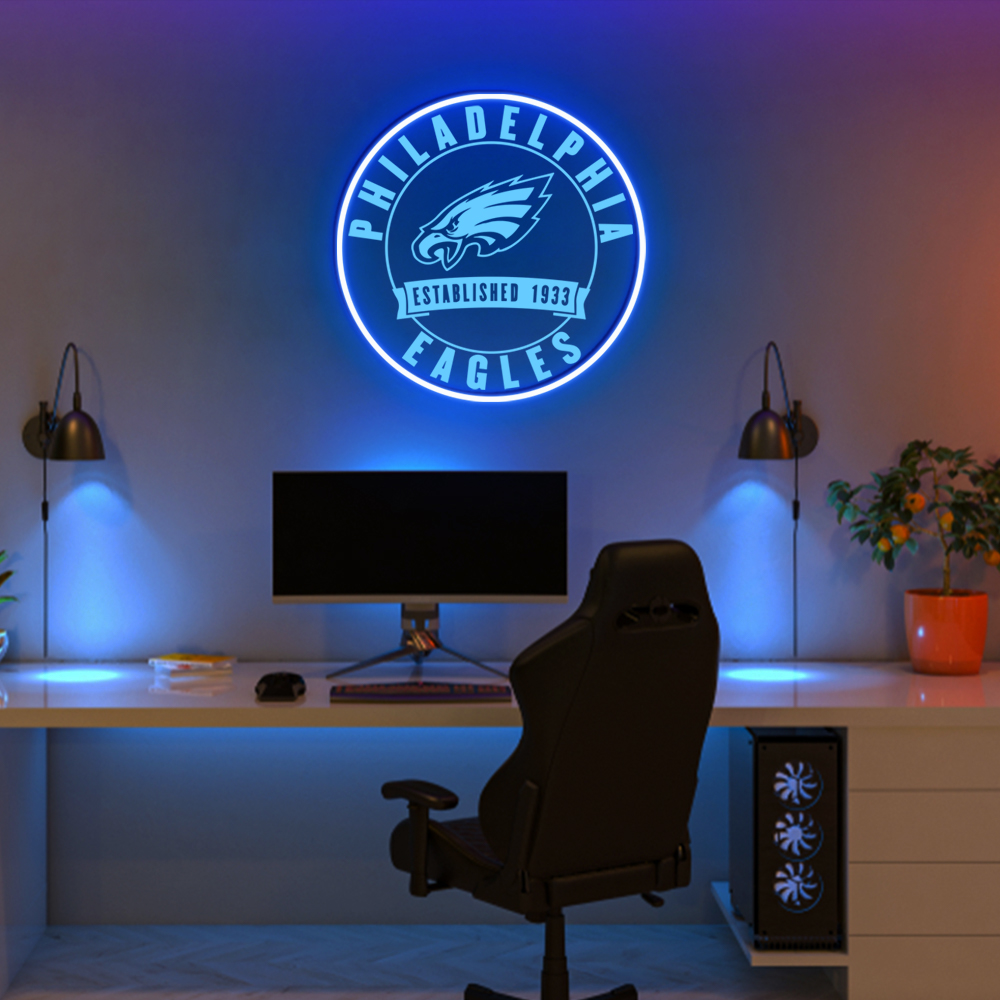 Philadelphia Eagles Laser Sign