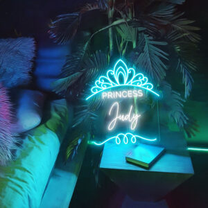 Princess Name Plaque Neon Sign