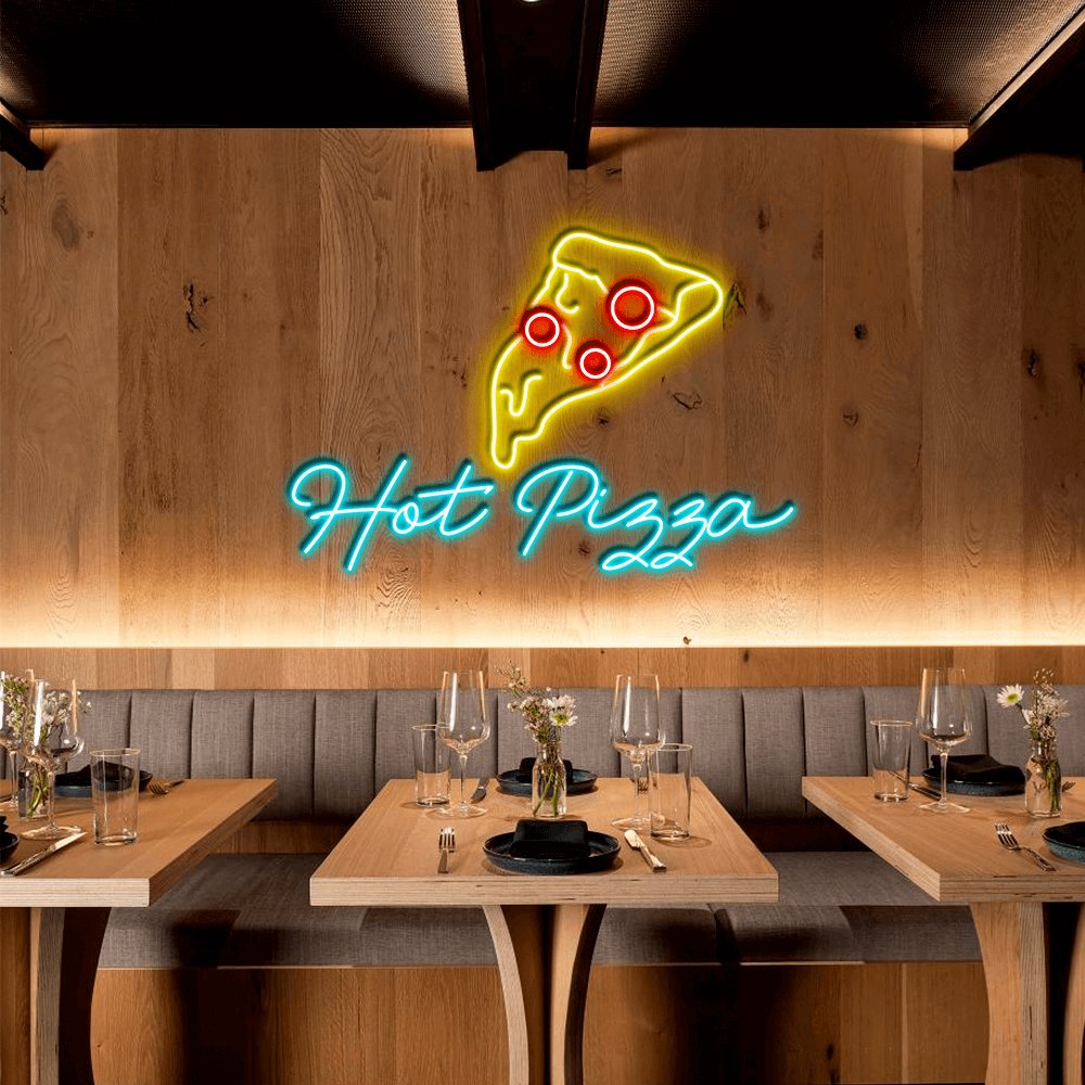 Hot Pizza Neon LED Sign