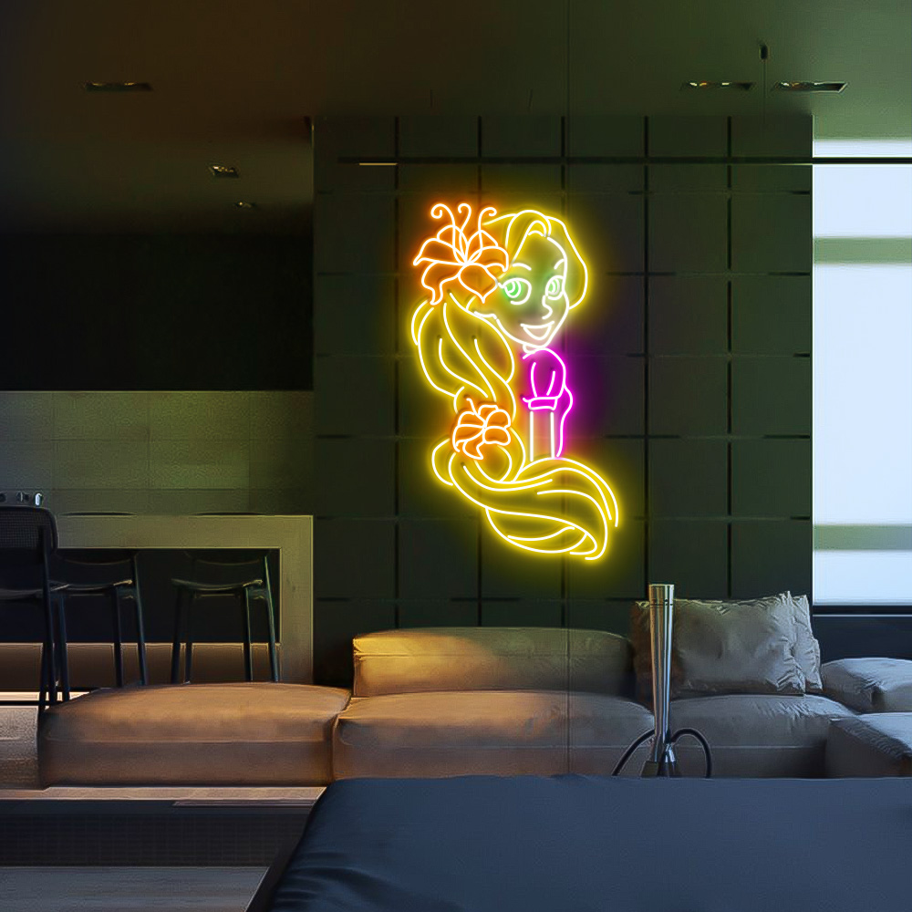 Princess Disney Neon Led Sign