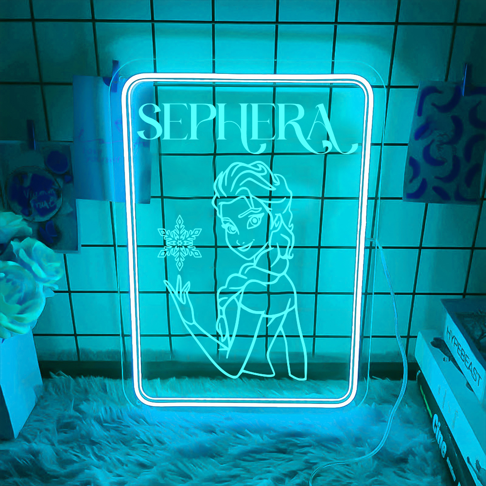 Custom Princess Elsa Laser Sign