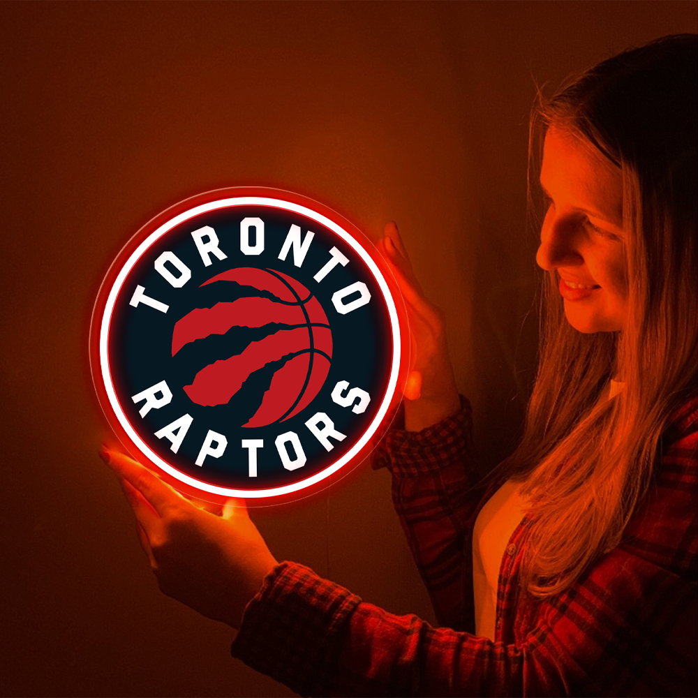 Toronto Raptors Basketball UV Sign