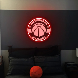 Washington Wizards Basketball Laser Sign