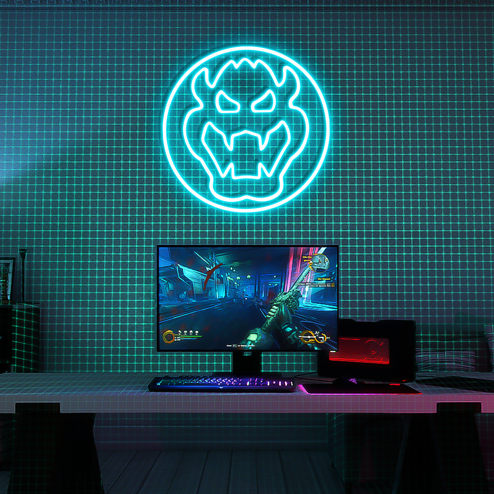 Super Mario Game Logo Neon Led Sign