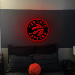 Toronto Raptors Basketball Metal Sign