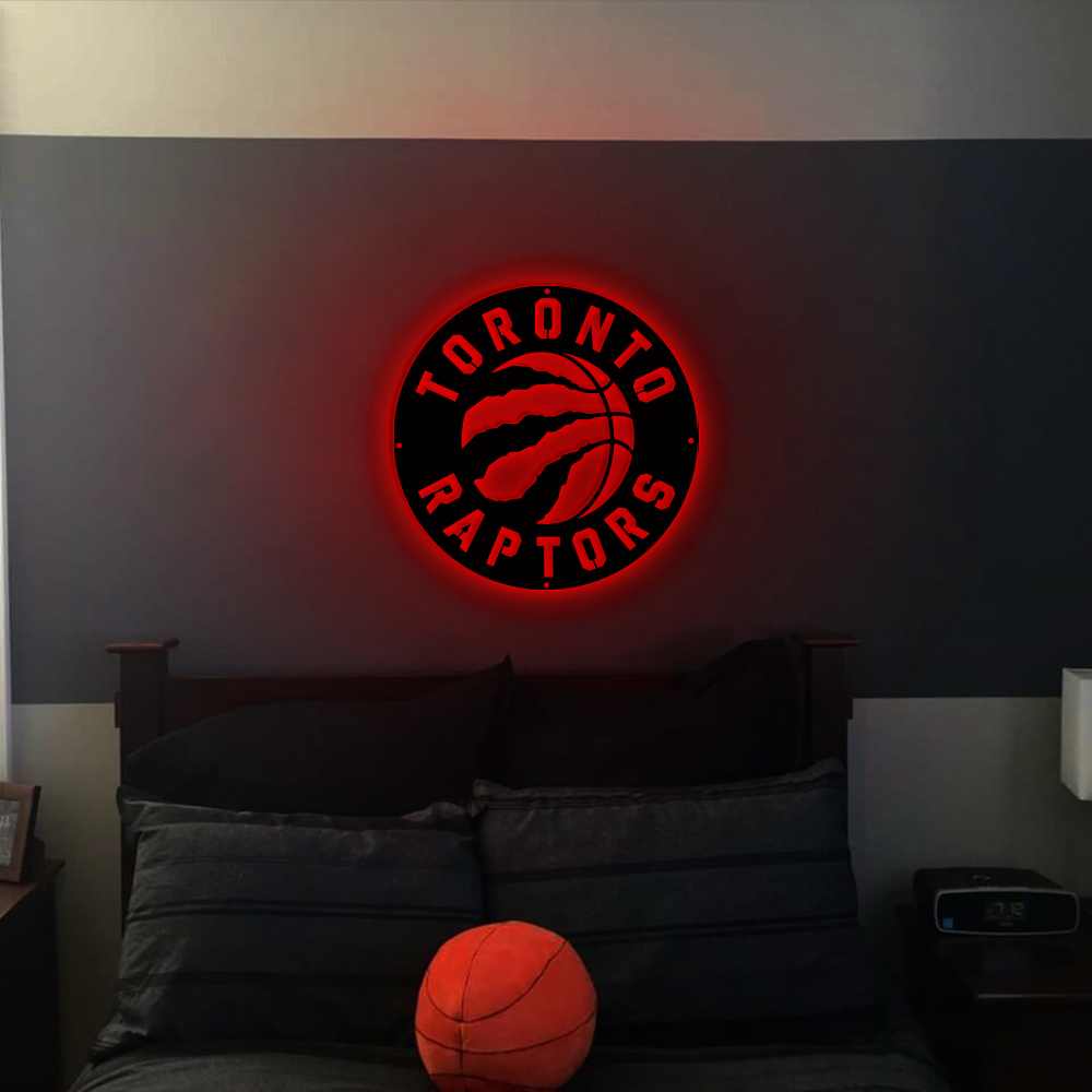 Toronto Raptors Basketball Metal Sign