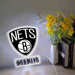 Brooklyn Nets Basketball UV Sign