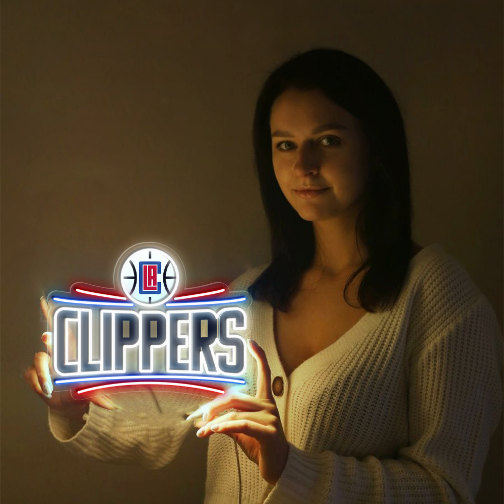 Los Angeles Clippers Basketball UV Sign