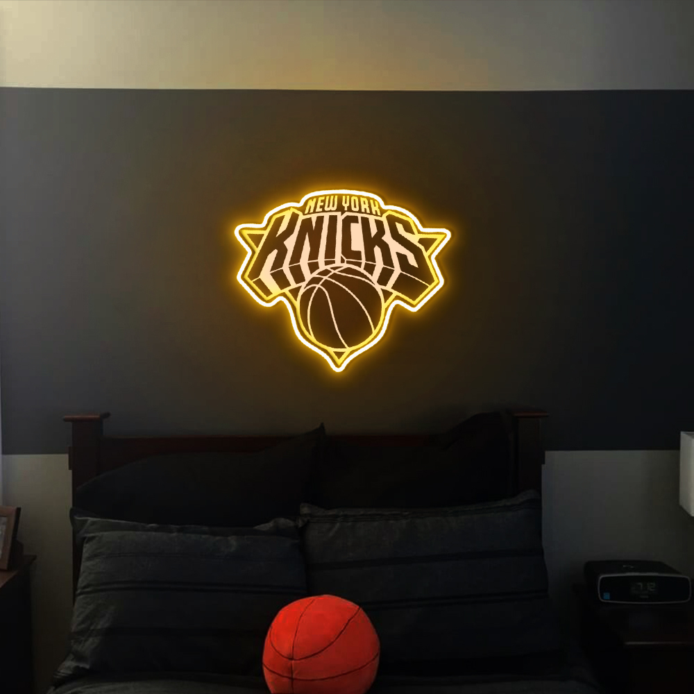 New York Knicks Basketball Laser Sign