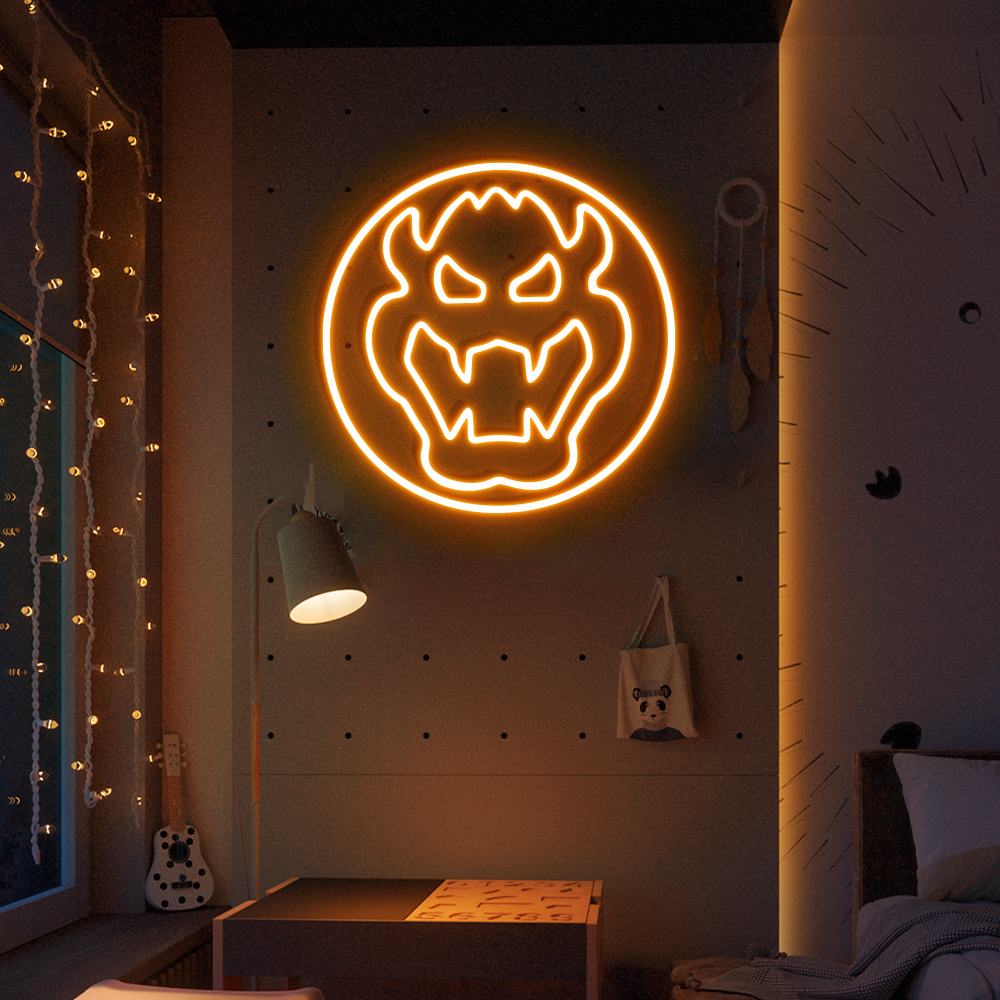 Super Mario Game Logo Neon Led Sign