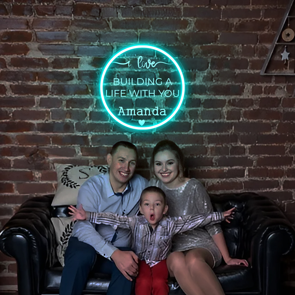 Love Dad Day Gift Laser Sign