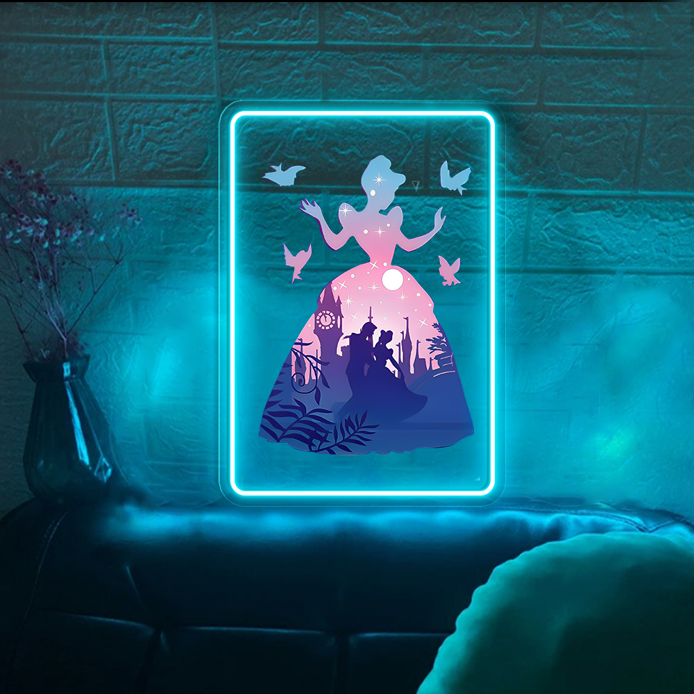 Cinderella UV Sign