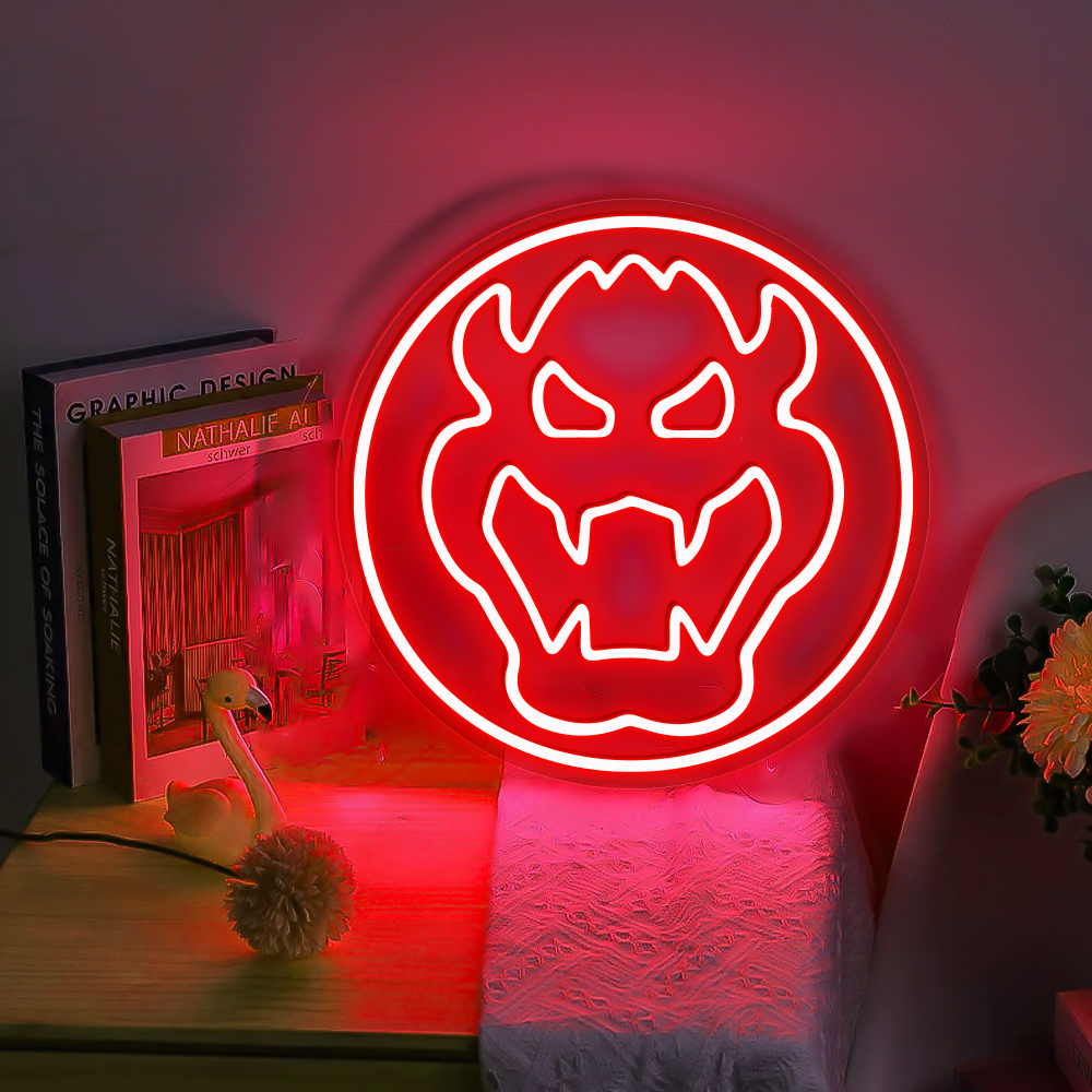 Super Mario Game Logo Neon Led Sign