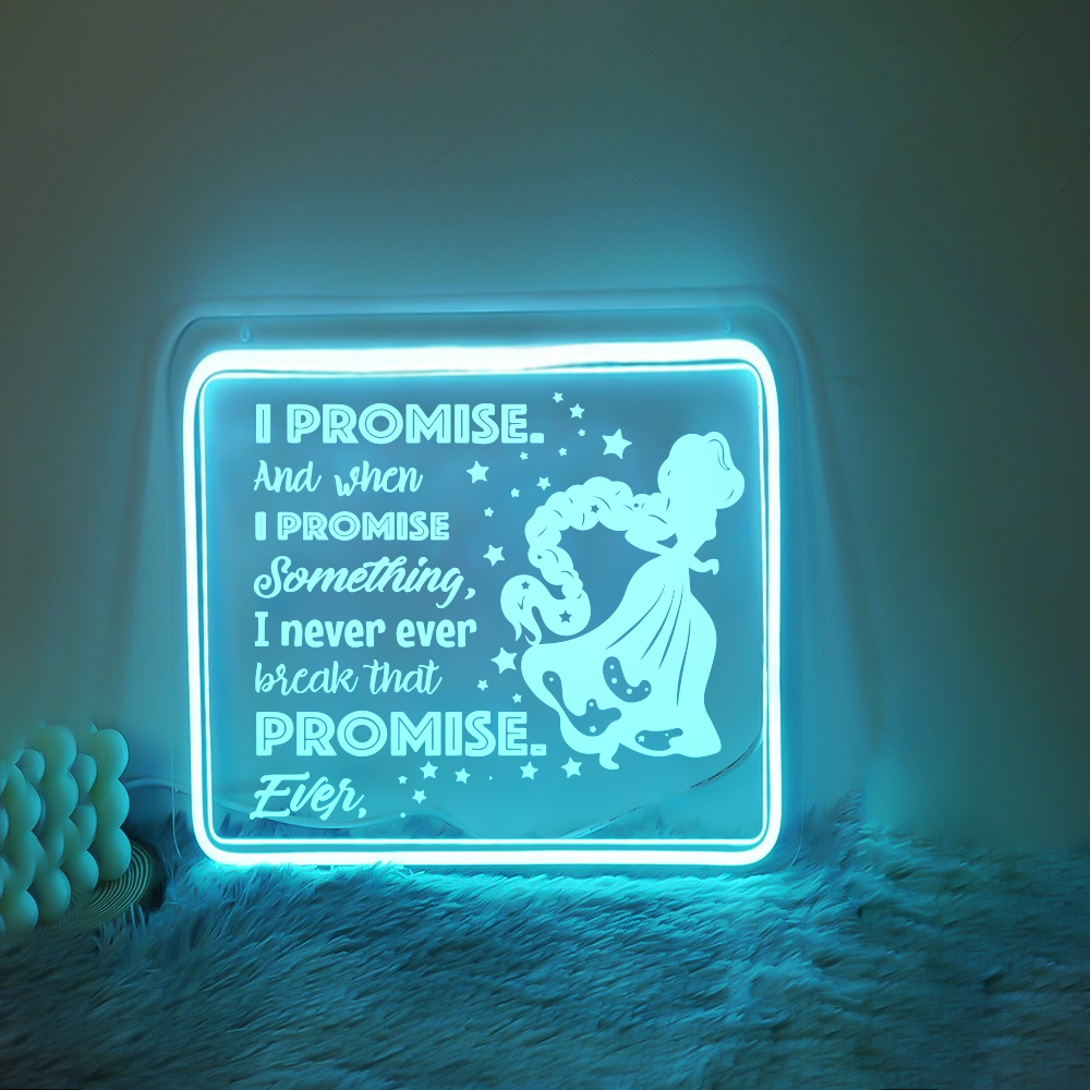 Jasmine Princess Laser Sign