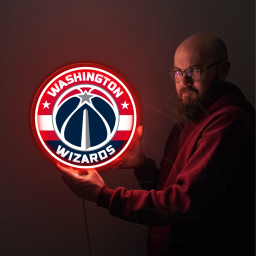 Washington Wizards Basketball UV Sign