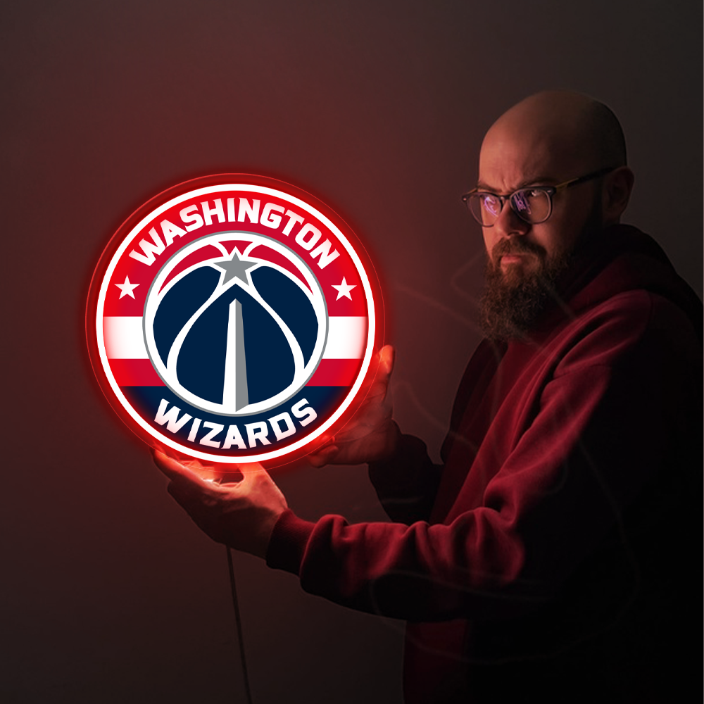 Washington Wizards Basketball UV Sign