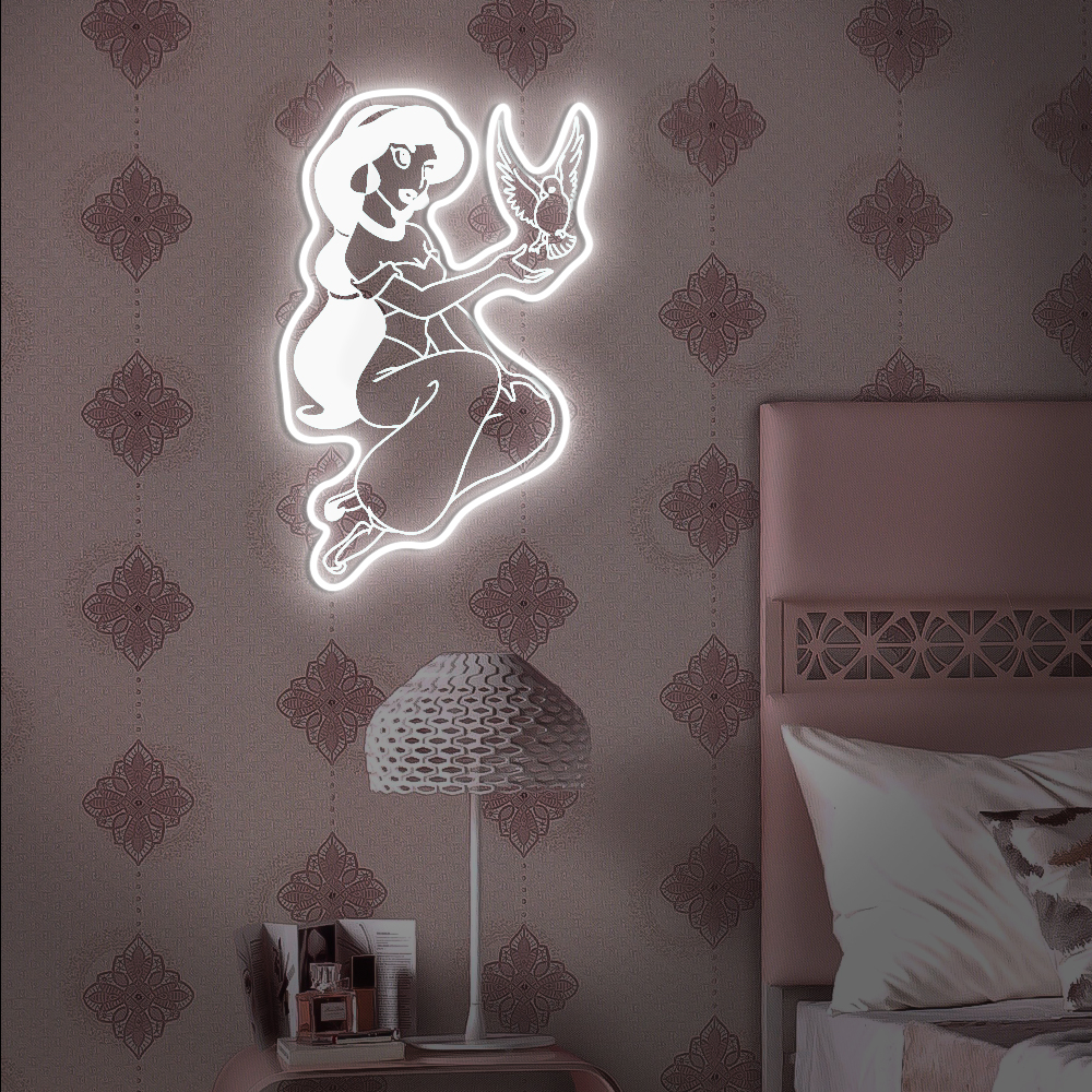 Princess Jasmine Laser Sign