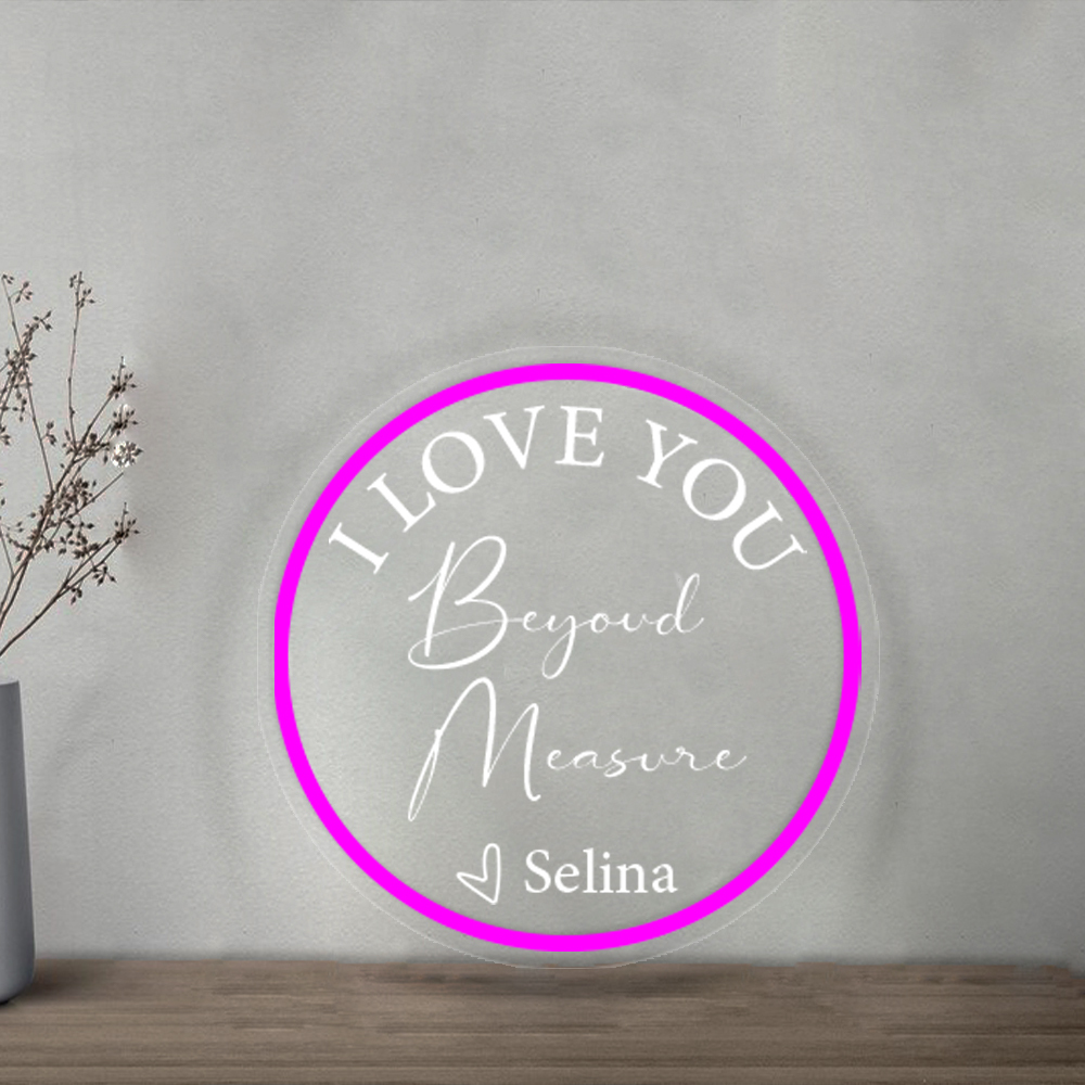 Custom Father Day Love Laser Sign