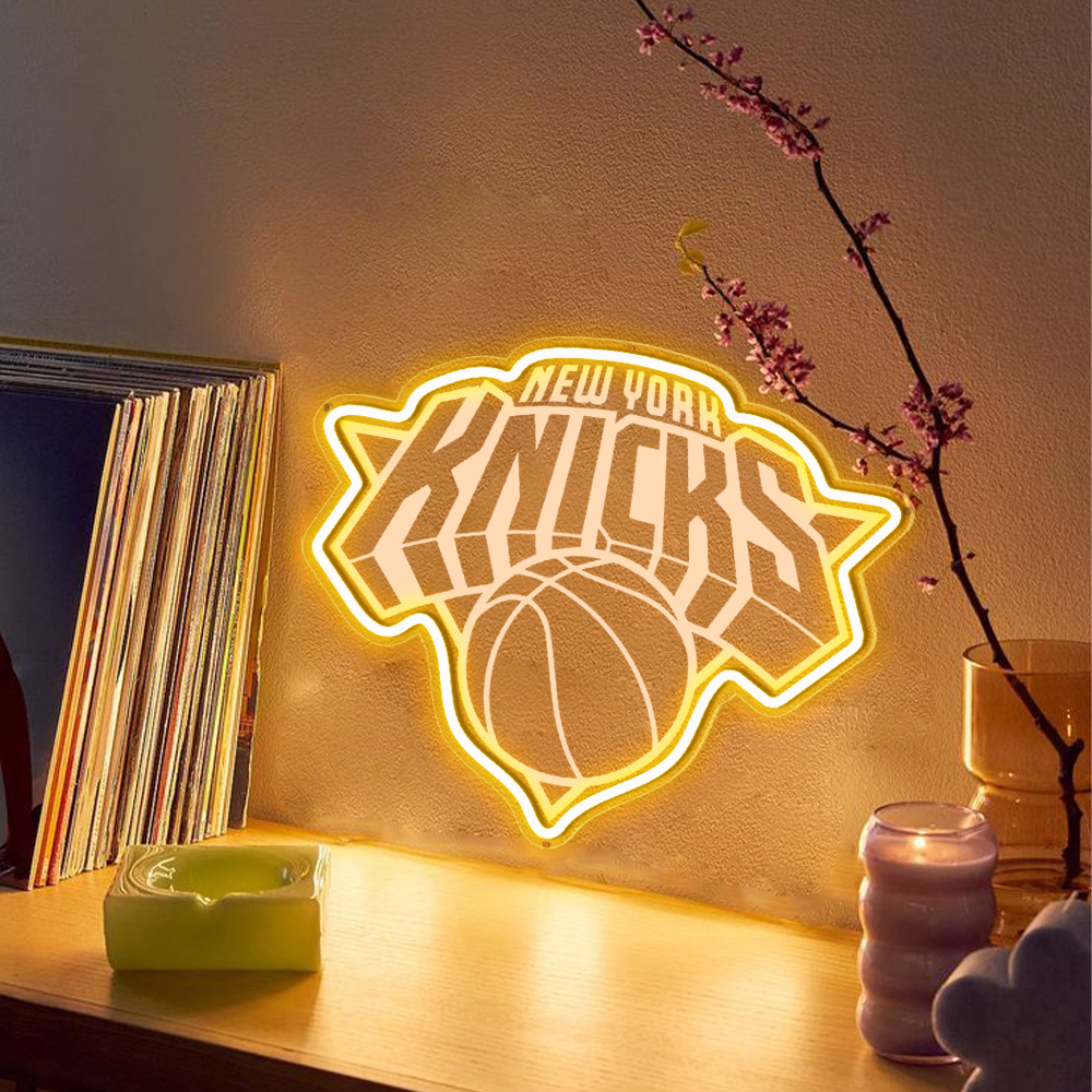 New York Knicks Basketball Laser Sign