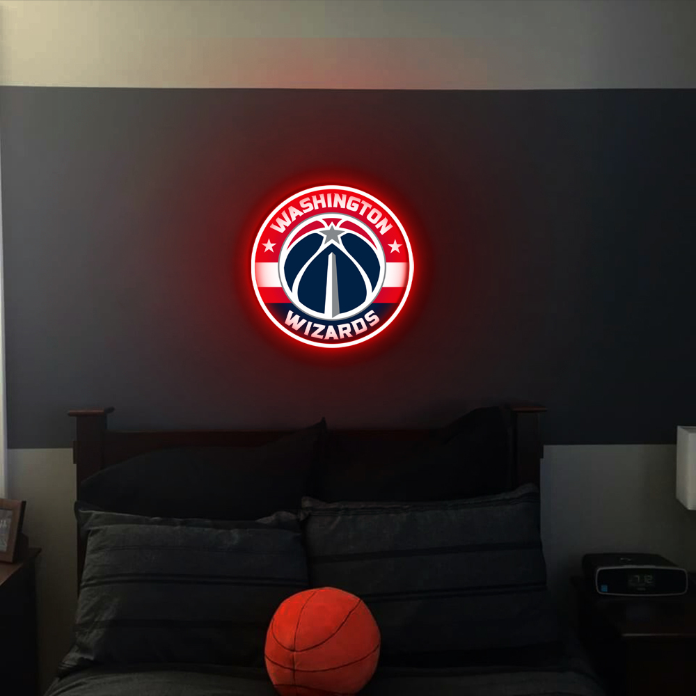 Washington Wizards Basketball UV Sign