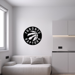 Toronto Raptors Basketball Metal Sign