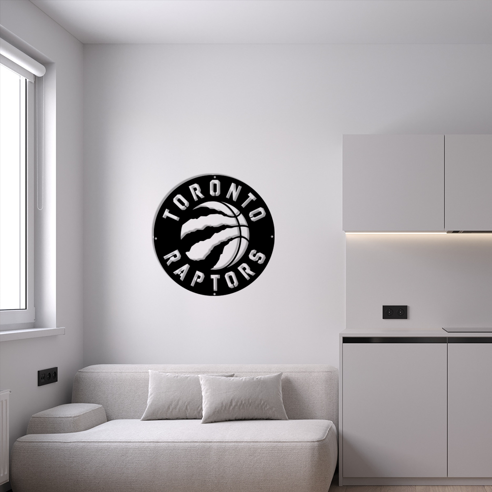 Toronto Raptors Basketball Metal Sign