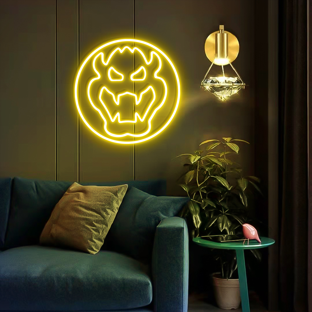 Super Mario Game Logo Neon Led Sign