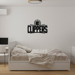 Los Angeles Clippers Basketball Metal Sign