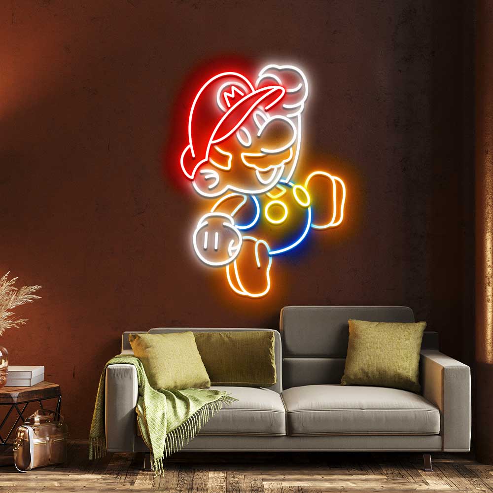 Mario Bros Neon Led Sign