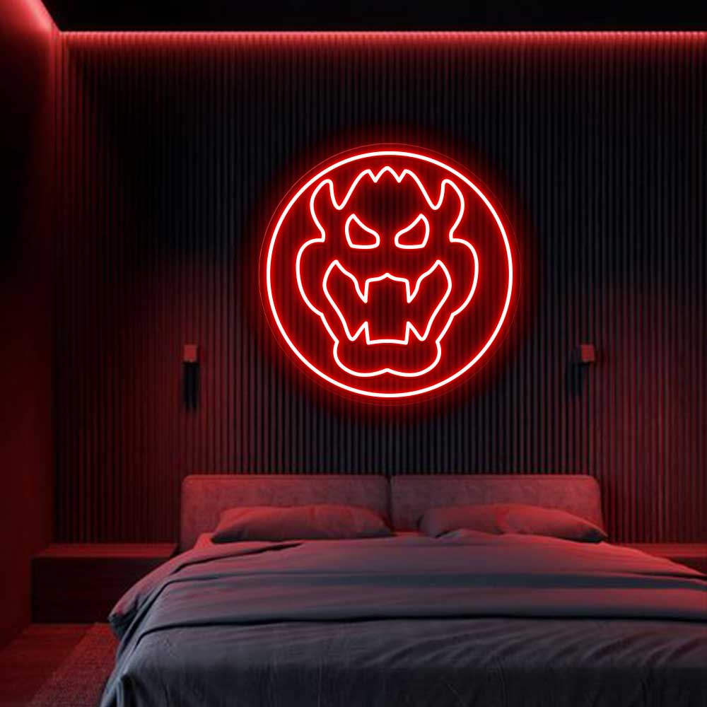 Mario Bowser Neon Led Sign