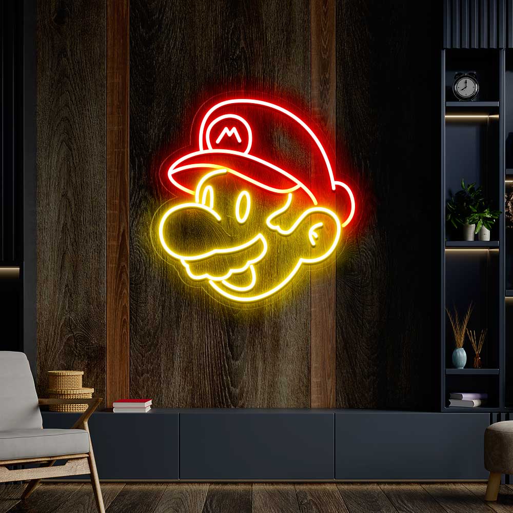 Super Mario Bros Neon Led Sign